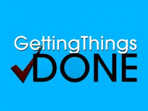 Getting Things Done. Logotipo del libro de David Allen.